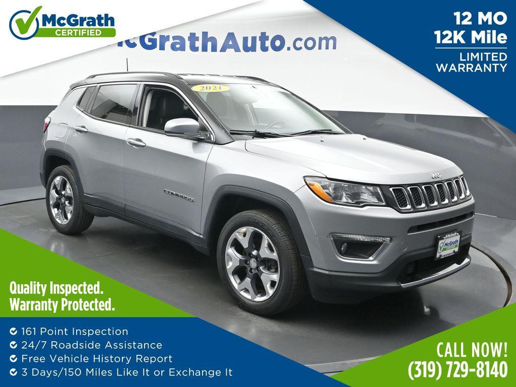 used 2021 Jeep Compass car, priced at $19,862