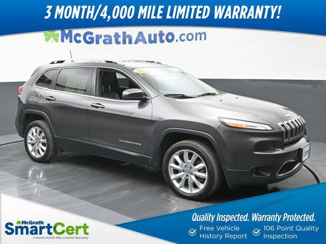 used 2017 Jeep Cherokee car, priced at $13,884