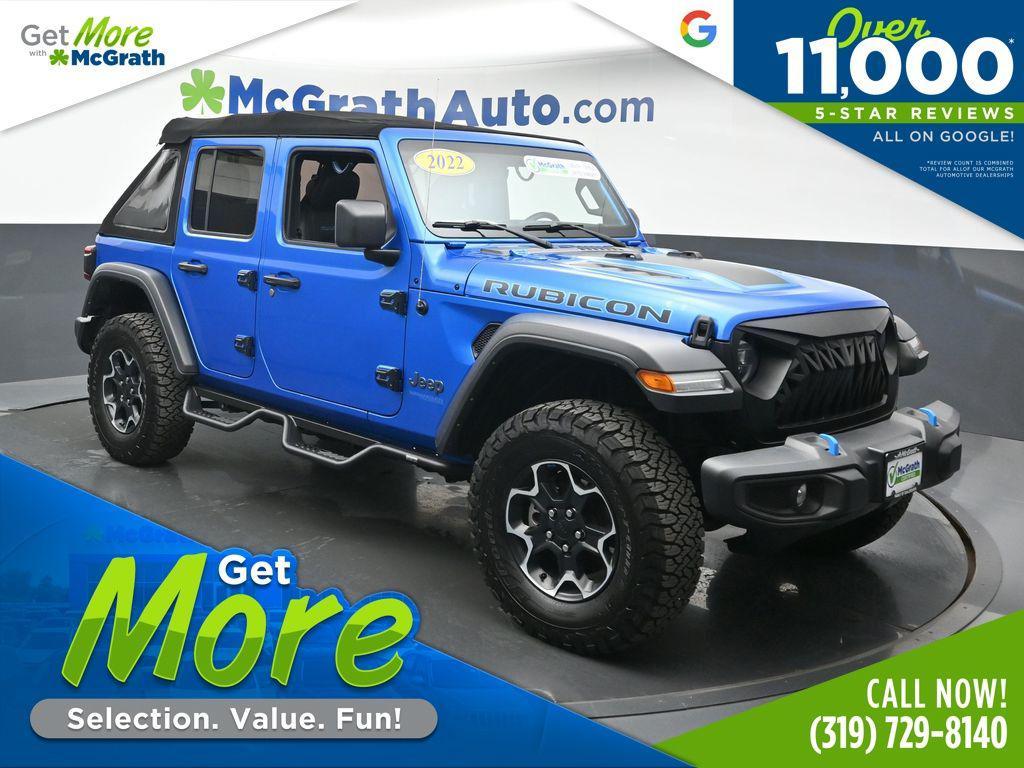used 2022 Jeep Wrangler Unlimited 4xe car, priced at $37,350