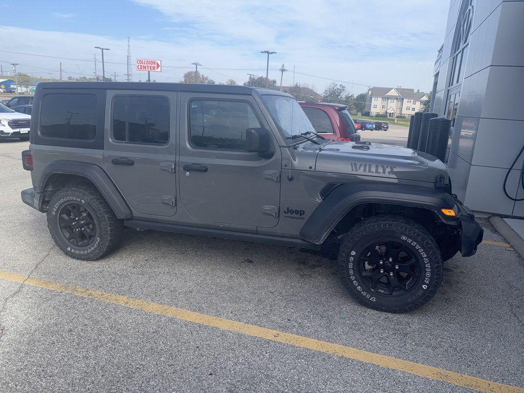 used 2020 Jeep Wrangler Unlimited car, priced at $28,147