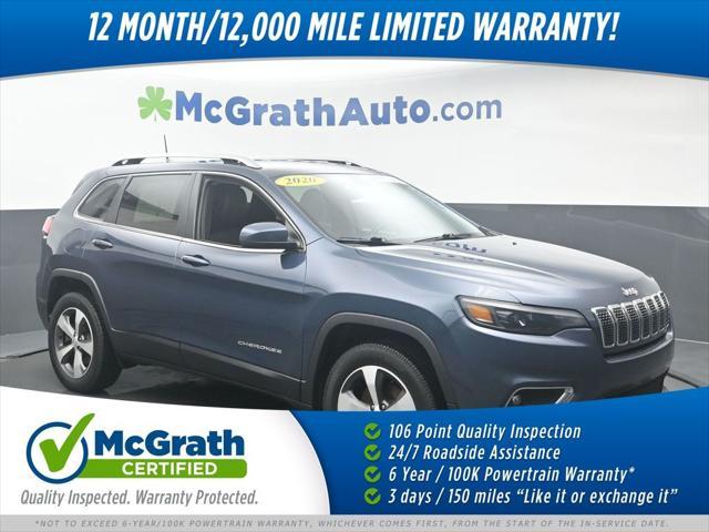 used 2020 Jeep Cherokee car, priced at $22,900