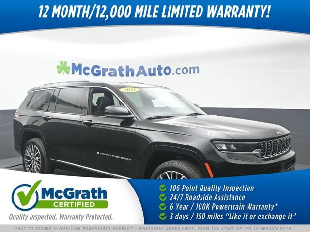 used 2021 Jeep Grand Cherokee L car, priced at $44,200