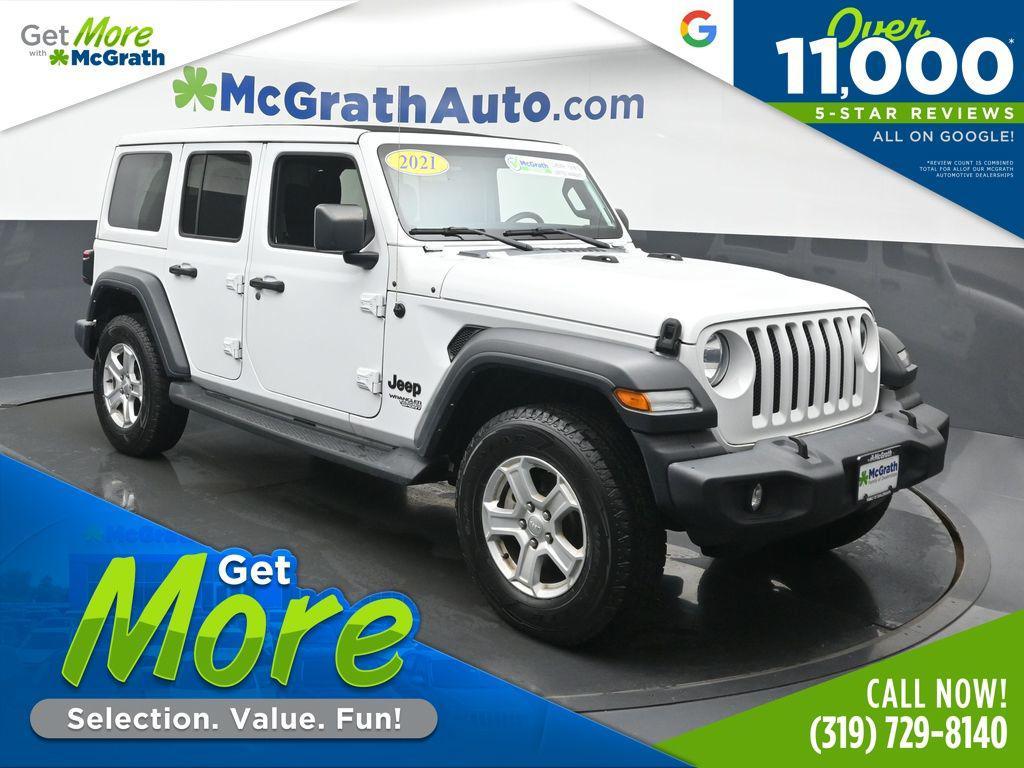 used 2021 Jeep Wrangler Unlimited car, priced at $30,872
