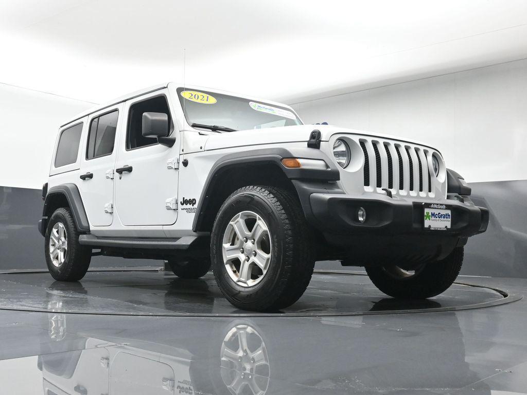 used 2021 Jeep Wrangler Unlimited car, priced at $30,872