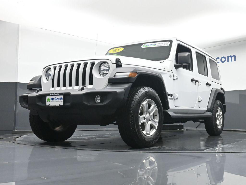 used 2021 Jeep Wrangler Unlimited car, priced at $30,872