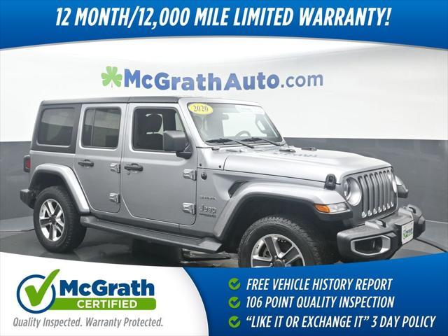 used 2020 Jeep Wrangler Unlimited car, priced at $28,000