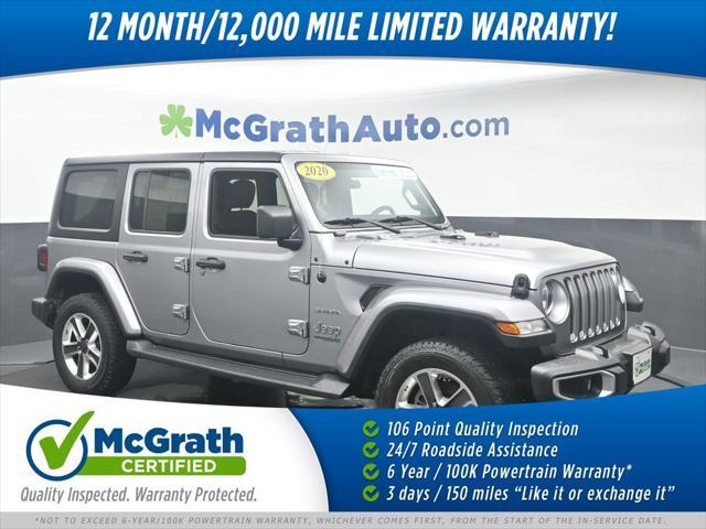 used 2020 Jeep Wrangler Unlimited car, priced at $29,500