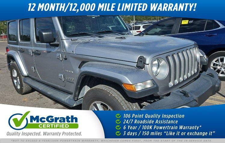 used 2020 Jeep Wrangler Unlimited car, priced at $31,466