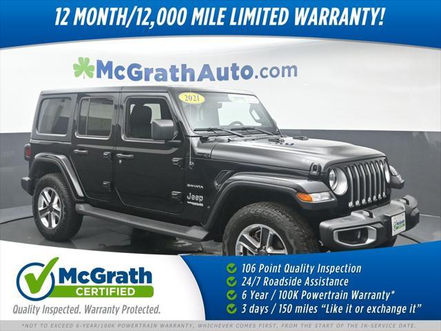 used 2021 Jeep Wrangler Unlimited car, priced at $33,000