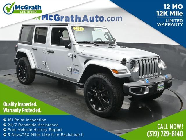 used 2023 Jeep Wrangler 4xe car, priced at $32,500