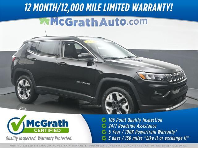 used 2022 Jeep Compass car, priced at $25,660