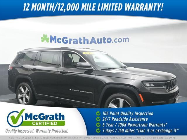 used 2021 Jeep Grand Cherokee L car, priced at $32,000