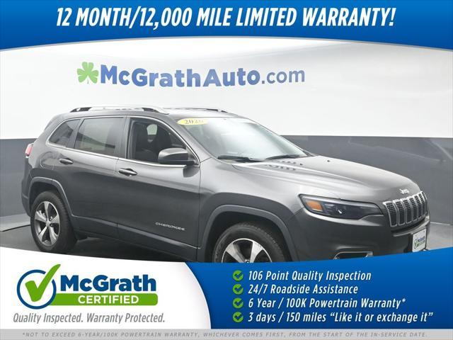 used 2020 Jeep Cherokee car, priced at $24,200