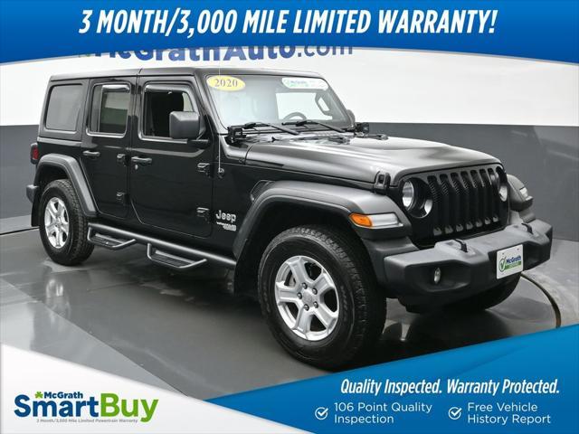 used 2020 Jeep Wrangler Unlimited car, priced at $29,400