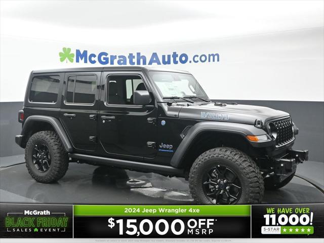 new 2024 Jeep Wrangler 4xe car, priced at $49,615