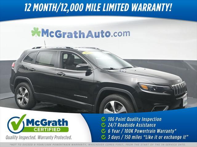 used 2021 Jeep Cherokee car, priced at $24,800