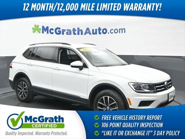 used 2021 Volkswagen Tiguan car, priced at $20,799