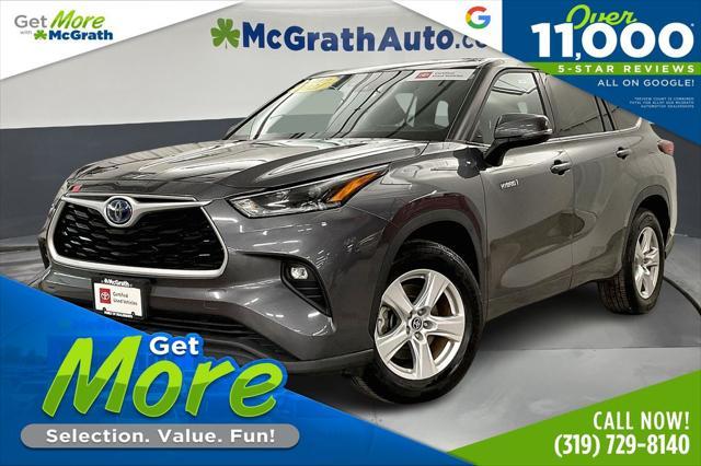 used 2021 Toyota Highlander Hybrid car, priced at $29,589