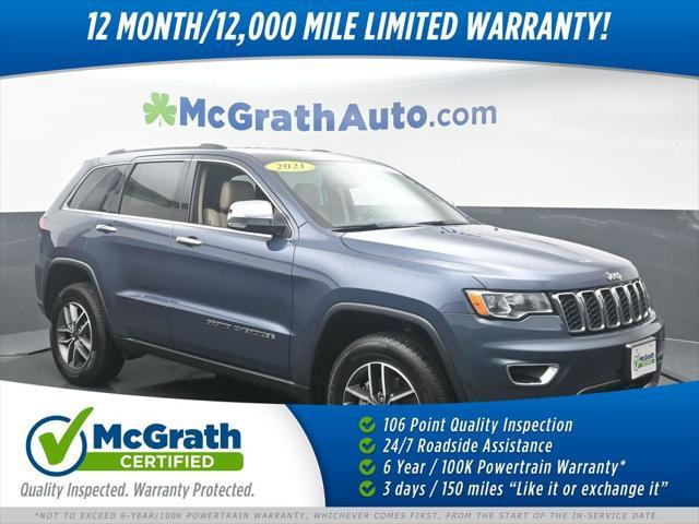 used 2021 Jeep Grand Cherokee car, priced at $26,000