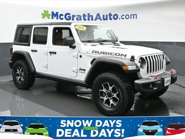 used 2021 Jeep Wrangler Unlimited car, priced at $33,500