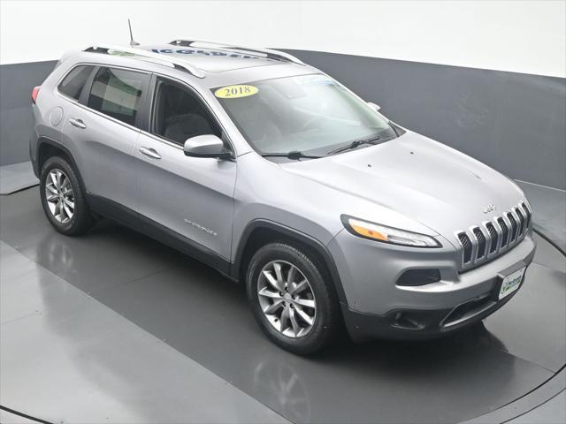 used 2018 Jeep Cherokee car, priced at $21,000