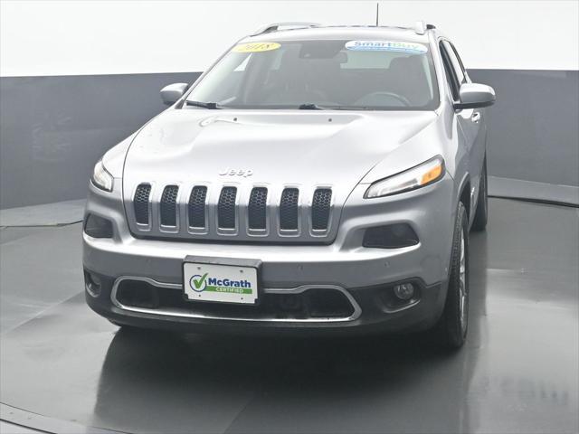 used 2018 Jeep Cherokee car, priced at $21,000