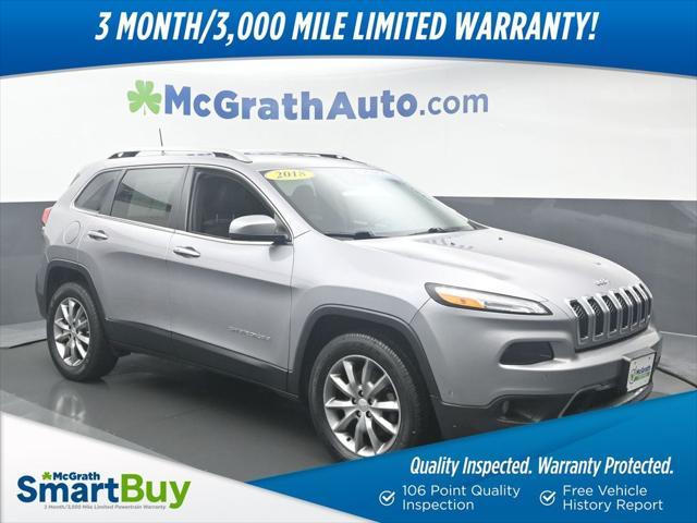 used 2018 Jeep Cherokee car, priced at $21,000