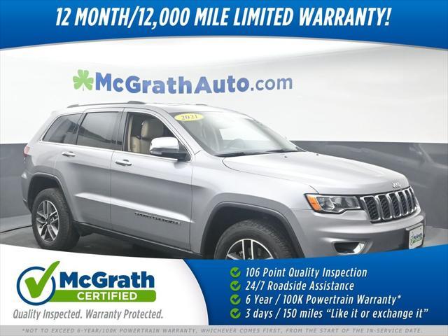 used 2021 Jeep Grand Cherokee car, priced at $28,000