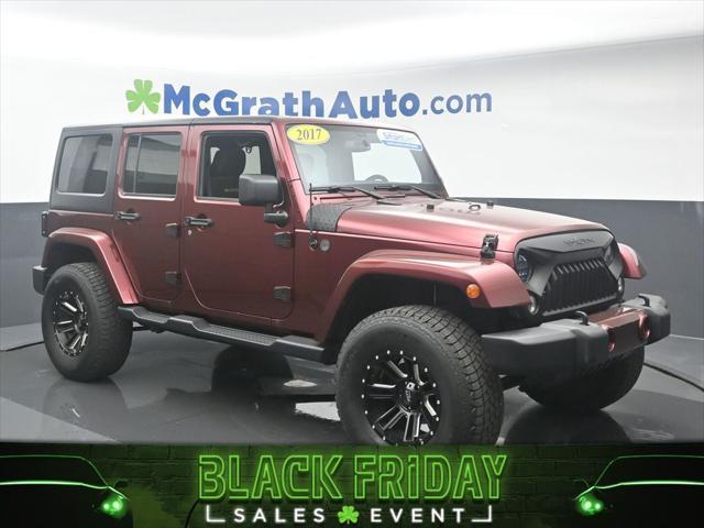 used 2017 Jeep Wrangler Unlimited car, priced at $24,200