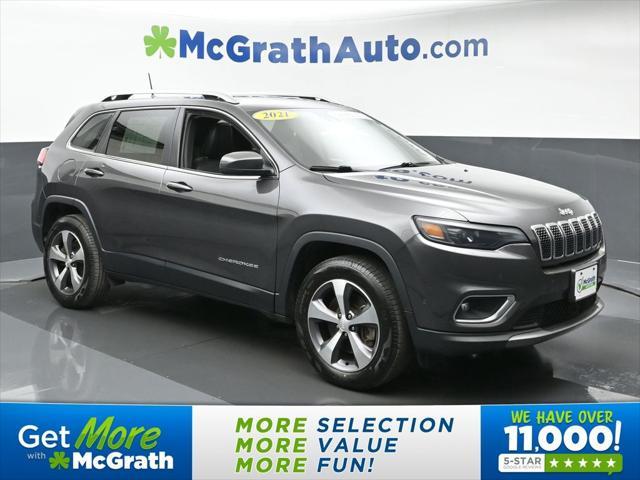 used 2021 Jeep Cherokee car, priced at $24,000