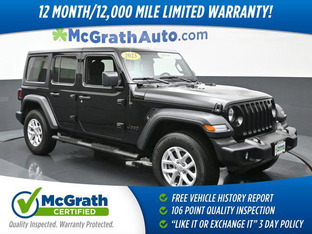 used 2023 Jeep Wrangler car, priced at $36,136