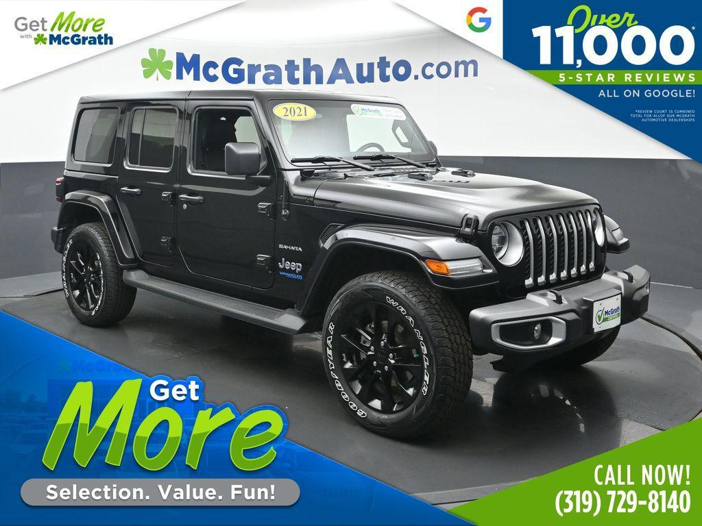 used 2021 Jeep Wrangler Unlimited 4xe car, priced at $31,700