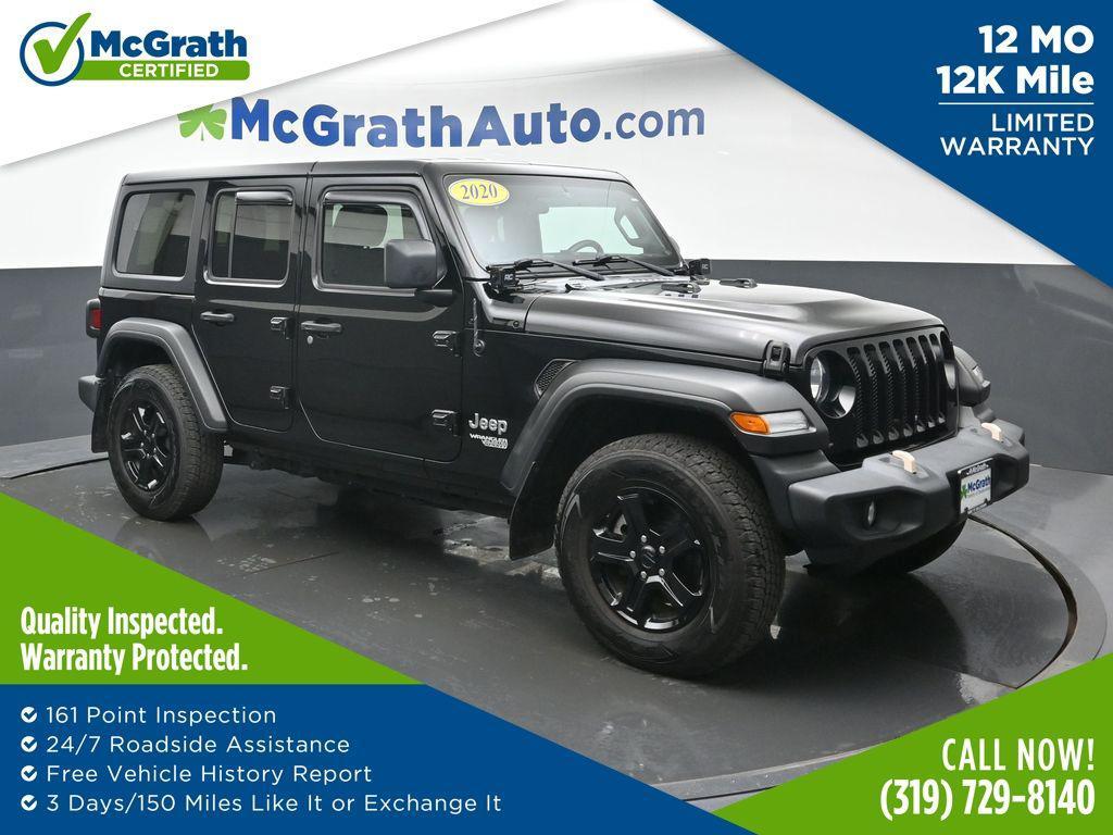 used 2020 Jeep Wrangler Unlimited car, priced at $29,208