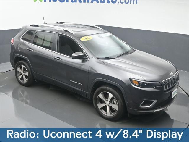 used 2021 Jeep Cherokee car, priced at $23,500