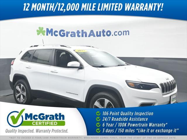 used 2019 Jeep Cherokee car, priced at $21,300