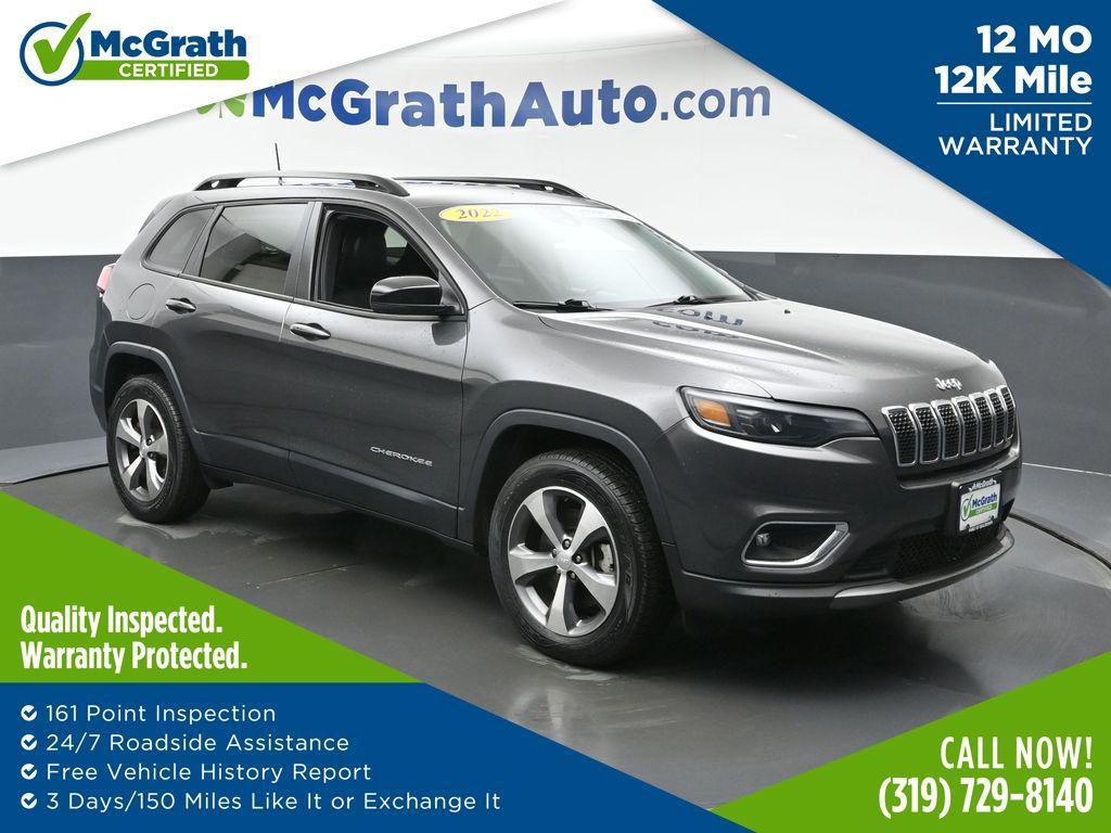 used 2022 Jeep Cherokee car, priced at $24,900