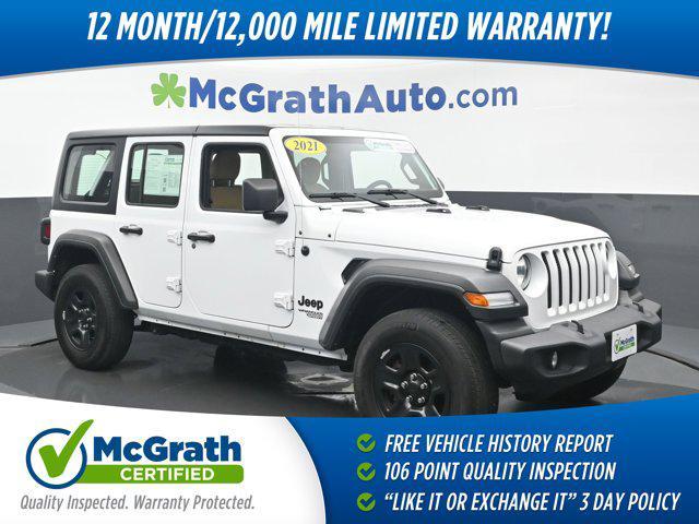 used 2021 Jeep Wrangler Unlimited car, priced at $33,000