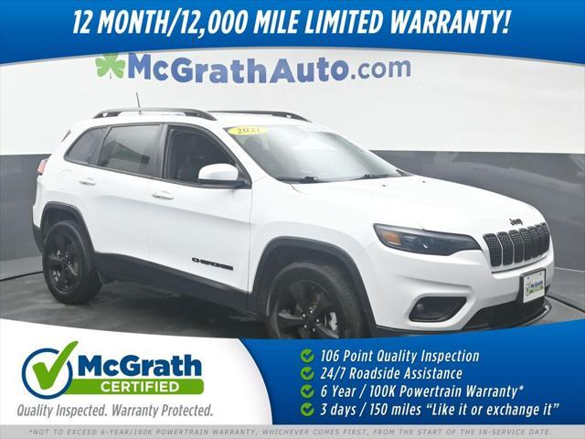 used 2021 Jeep Cherokee car, priced at $20,000