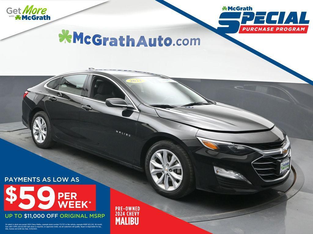 used 2024 Chevrolet Malibu car, priced at $21,400
