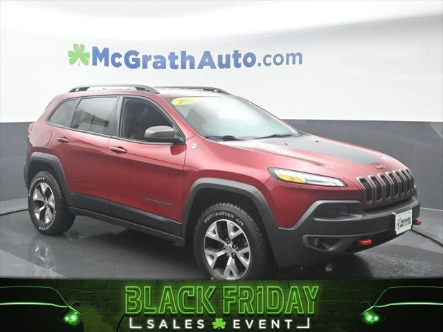 used 2017 Jeep Cherokee car, priced at $17,500