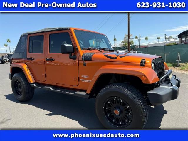 used 2011 Jeep Wrangler Unlimited car, priced at $14,988