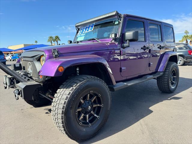 used 2012 Jeep Wrangler Unlimited car, priced at $16,988