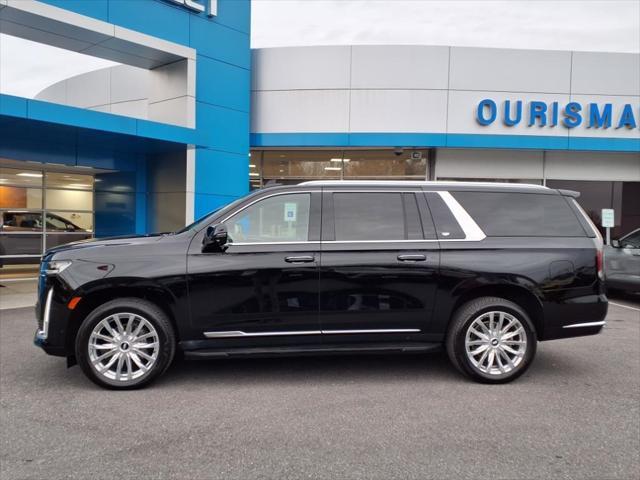 used 2023 Cadillac Escalade ESV car, priced at $75,560