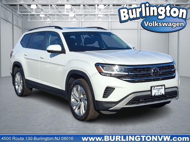 used 2021 Volkswagen Atlas car, priced at $26,313