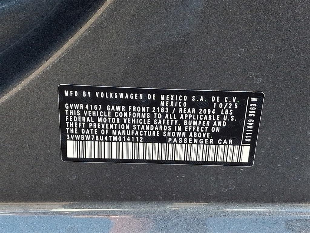 new 2026 Volkswagen Jetta car, priced at $27,669