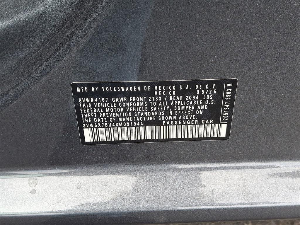 new 2025 Volkswagen Jetta car, priced at $24,125