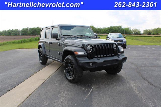 used 2020 Jeep Wrangler Unlimited car, priced at $31,924