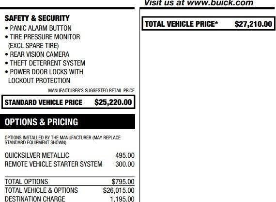 used 2022 Buick Encore car, priced at $19,495
