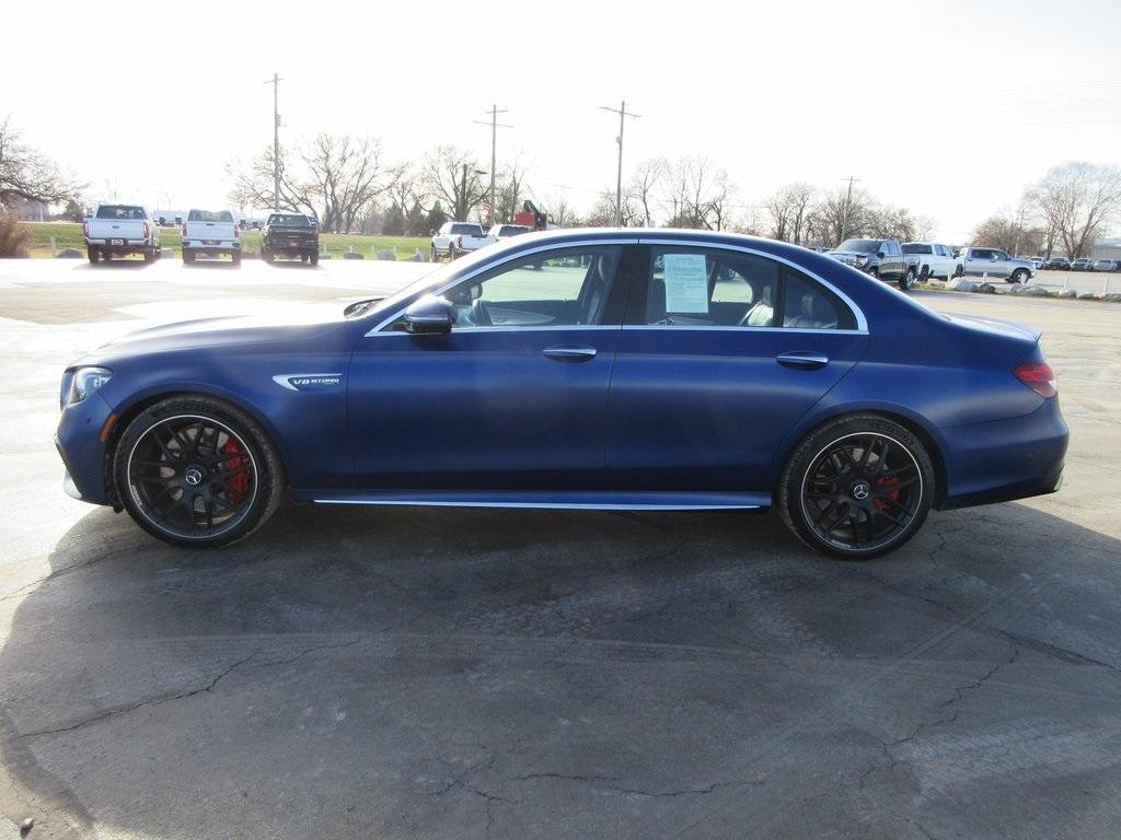 used 2021 Mercedes-Benz AMG E 63 car, priced at $85,995