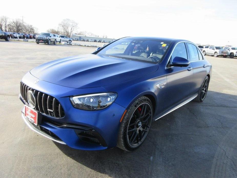 used 2021 Mercedes-Benz AMG E 63 car, priced at $85,995